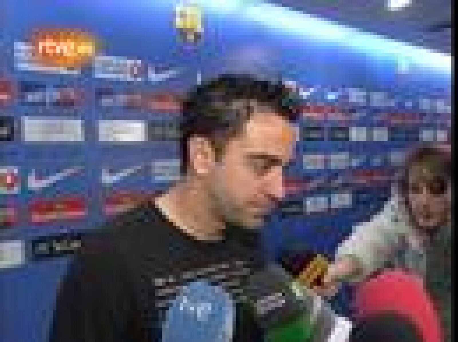 Xavi Hernández ha calificado el partido  ante el Getafe de 'muy difícil' y dice que se van el doble de contentos por conseguir la victoria tras acabar con nueve jugaores.