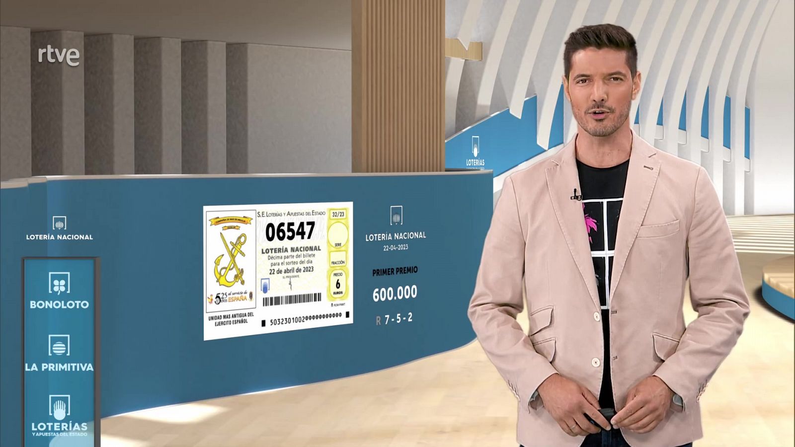 Sorteo de la Lotería Nacional del 22/04/2023 - ver ahora