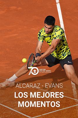 Tenis - Godó 2023 | Carlos Alcaraz - Daniel Evans. Mejores puntos