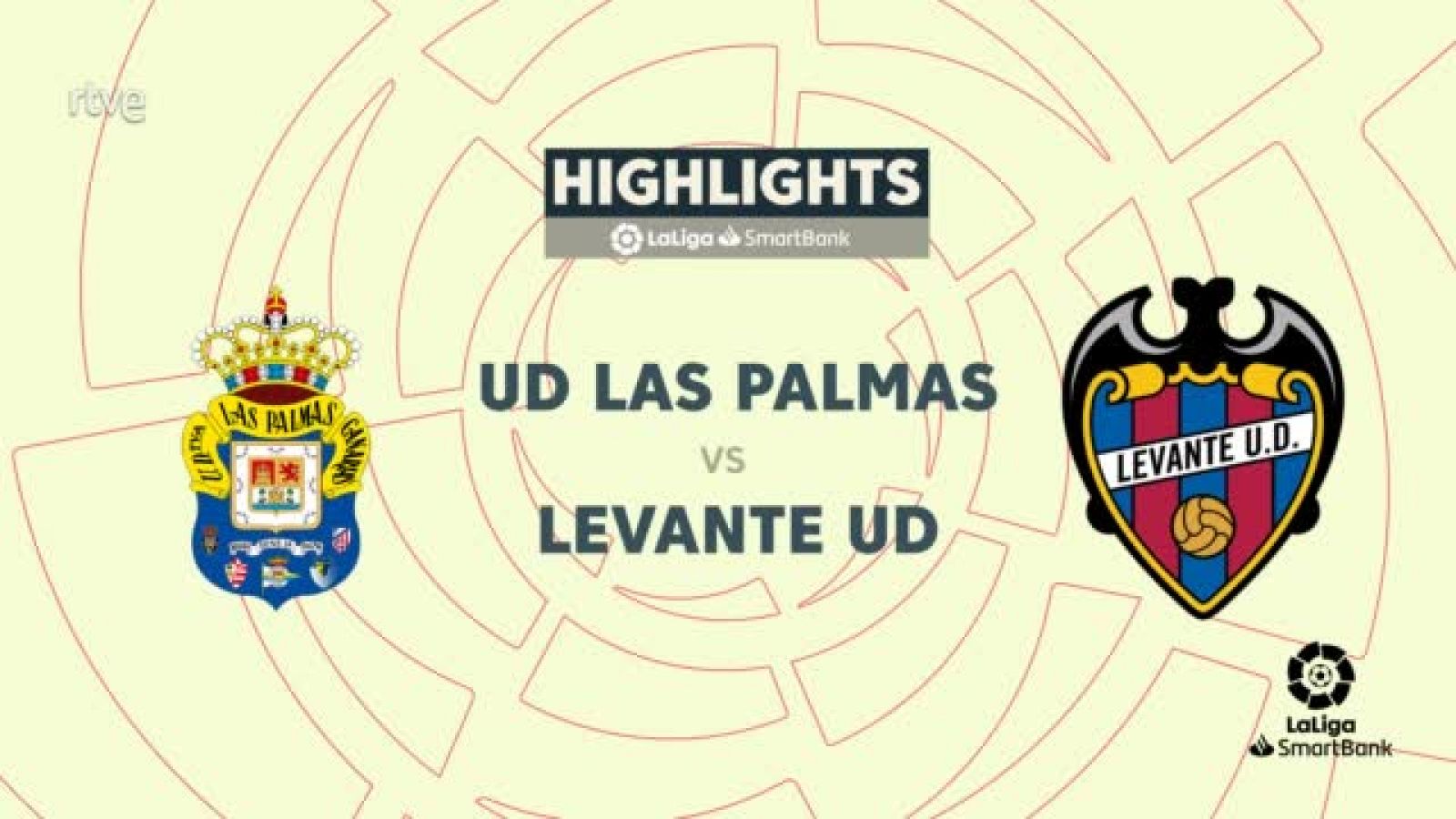 UD Las Palmas - Levante UD: resumen del partido de la 37ª jornada de Segunda  - ver ahora