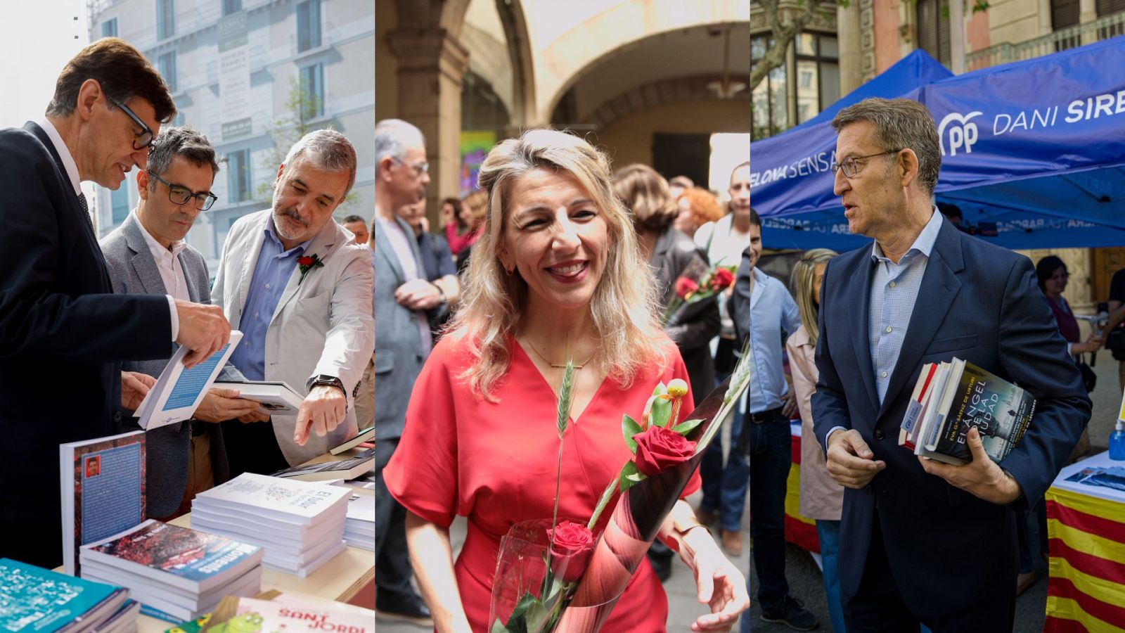 La política reivindica la cultura y celebra Sant Jordi