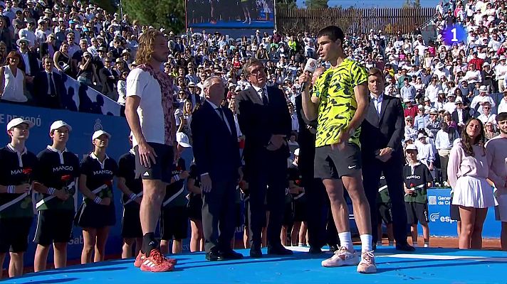 Carlos Alcaraz tras ganar el Godó: ''Veo más a Ferrero que a mis padres''