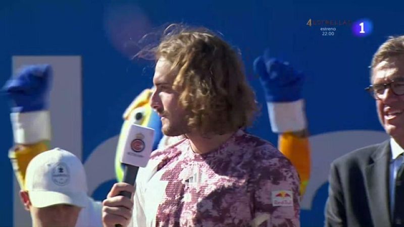Tsitsipas: "Incluso quienes somos mayores te vemos como un ejemplo" - ver ahora