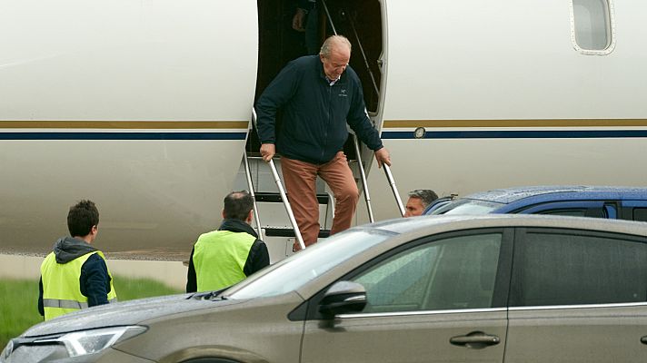 Juan Carlos I, una visita más discreta y sin poder competir