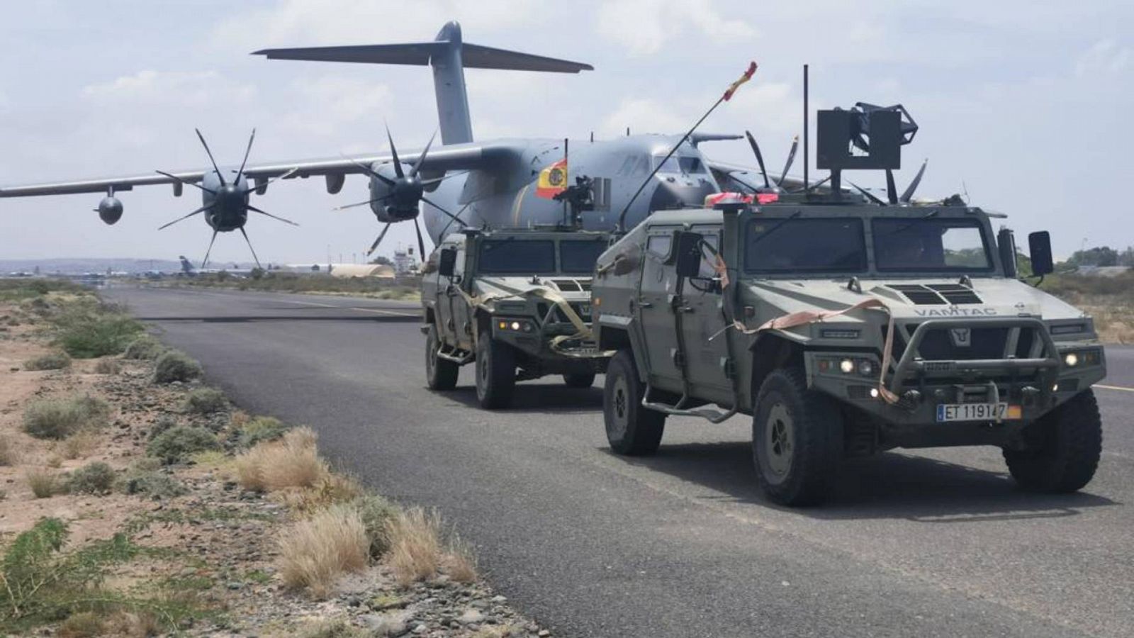 España evacúa a su personal diplomático de Sudán en dos aviones del Ejército del Aire - Ver ahora