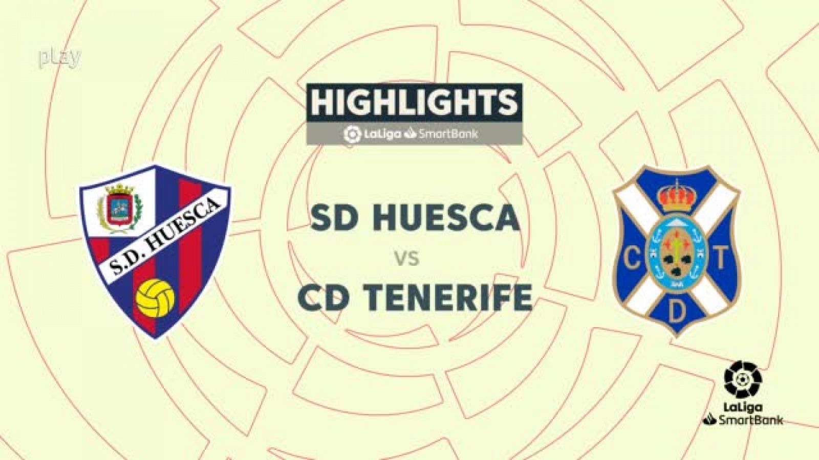 Huesca - Tenerife: resumen del partido, 37ª jornada