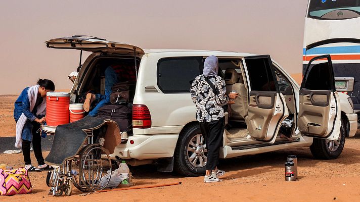 Países de todo el mundo aceleran las evacuaciones durante la nueva tregua en Sudán