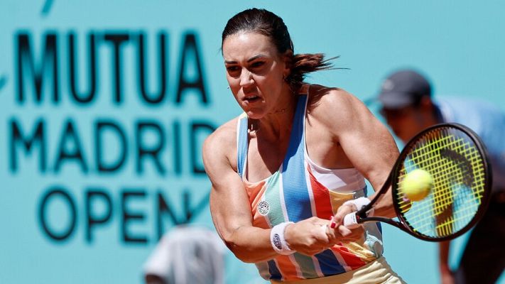 Telediario 1 - Nuria Párrizas entra en el cuadro principal del Madrid Open; Daniel Rincón, fuera