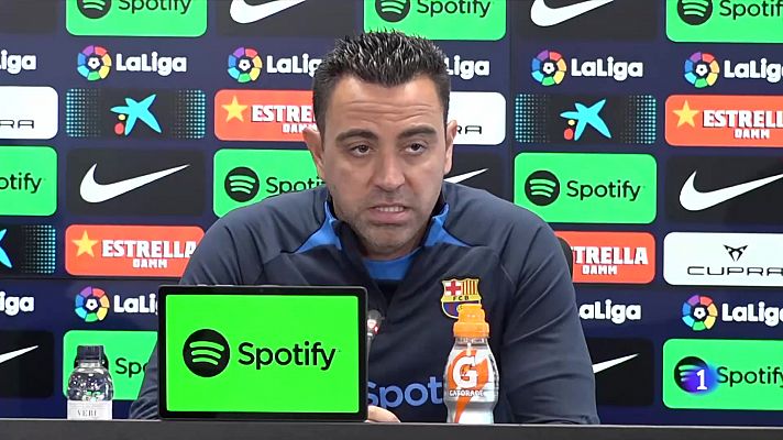 Telediario 1 - Xavi: "Si ganamos esta Liga, será la rehostia"