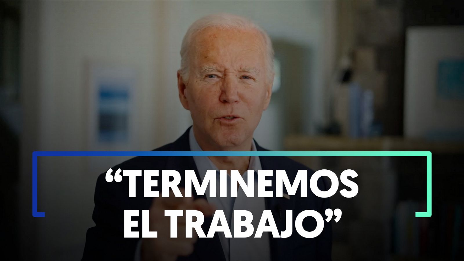 Biden anuncia su candidatura para la reelección con alusiones a los extremistas