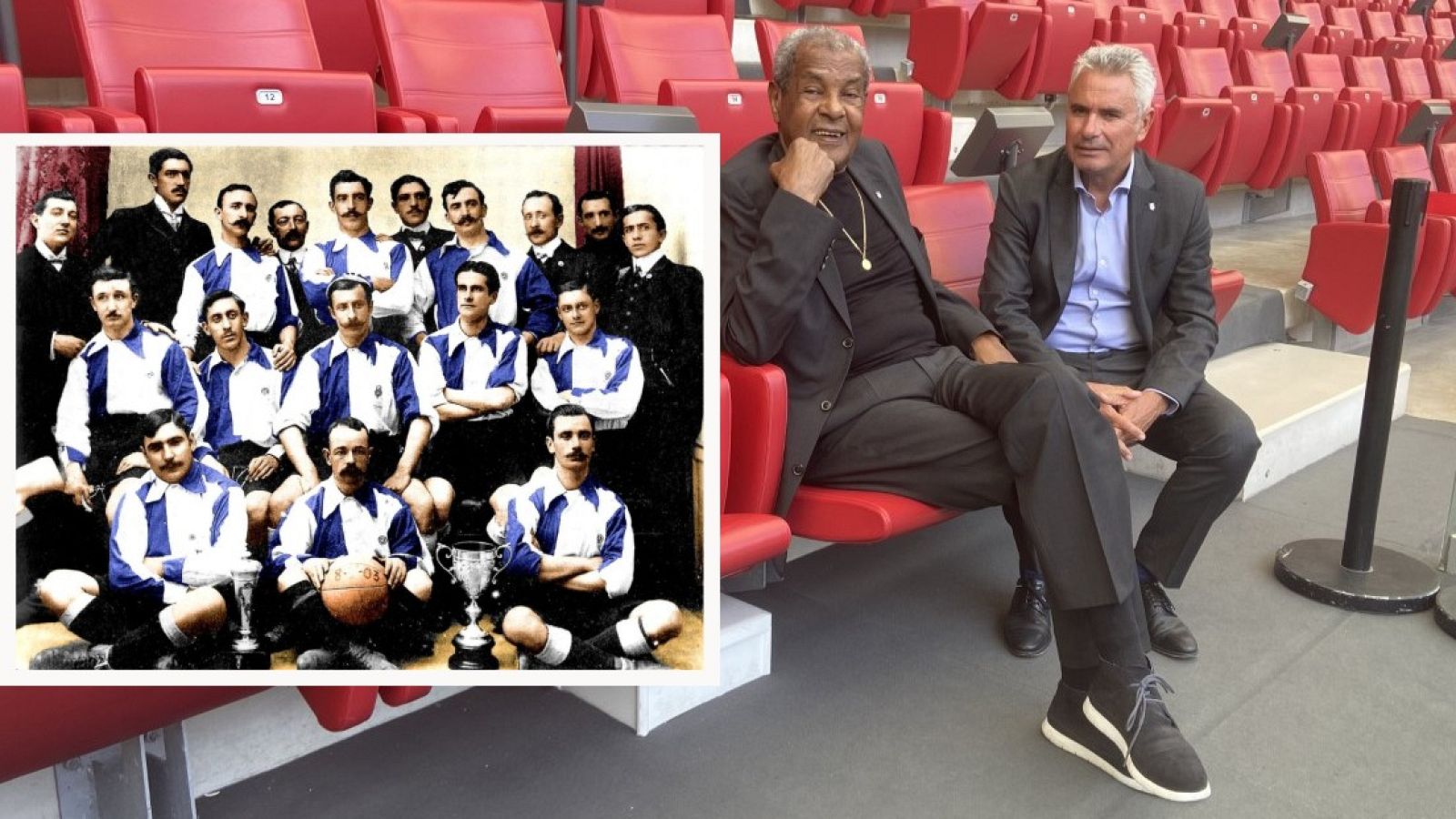 Pereira y Manolo celebran los 120 años del Atlético de Madrid - Fútbol | Ver