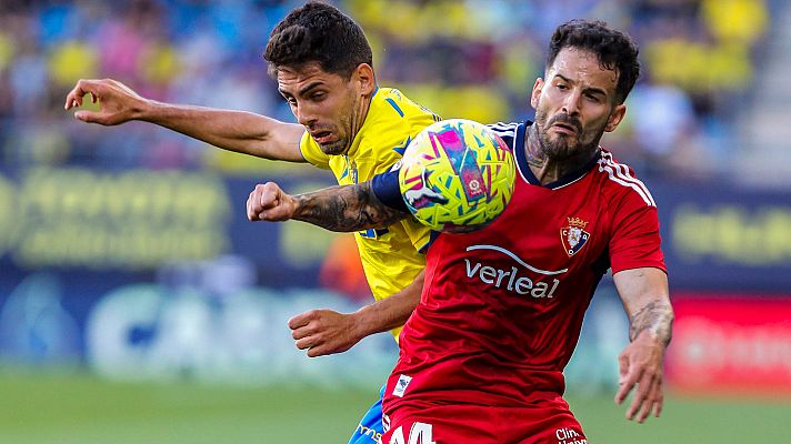 Cádiz - Osasuna: resumen del partido. 31ª jornada de Liga