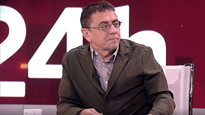 La noche en 24h - Monedero le pide a Yolanda Díaz que llame a Belarra para "sumar todo el espacio"