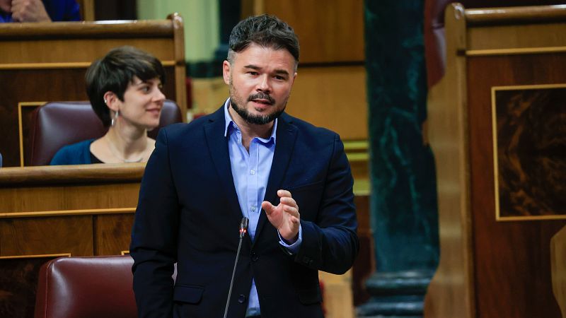 Rufián pide la reprobación de la ministra de Transportes por la situación de Rodalies y Sánchez le reprocha el electoralismo