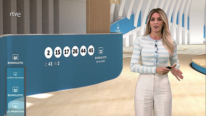 Loterías - Sorteo de la Bonoloto del 26/04/2023