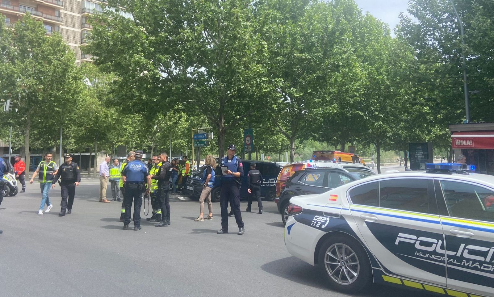 Dos muertos y varios heridos en un atropello en el Paseo de Extremadura en Madrid