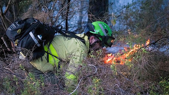 Telediario 1 - Alto riesgo de incendios por escasez de lluvias y elevadas temperaturas