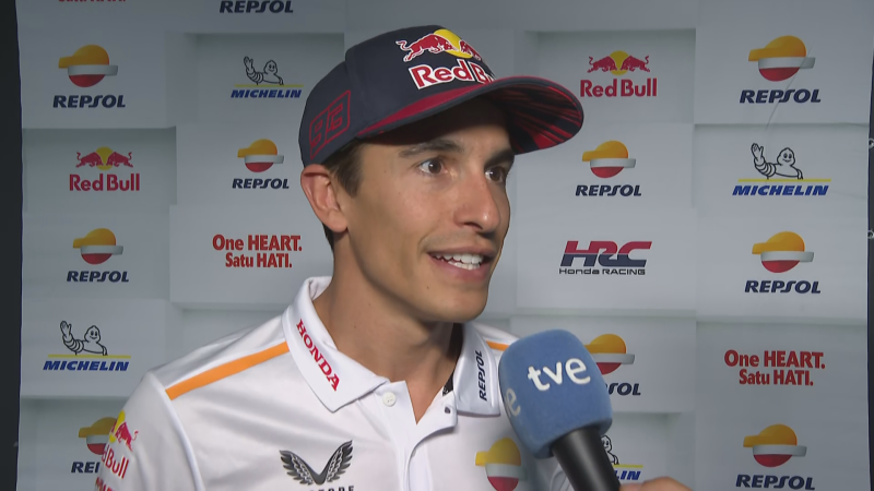 Marc Márquez, a TVE: "La peor sanción es estar tres carreras fuera, lesionado" - ver ahora
