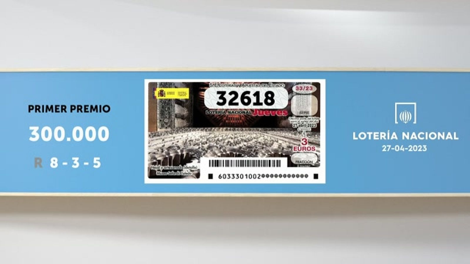 Sorteo de la Lotería Nacional del 27/04/2023 - Ver ahora