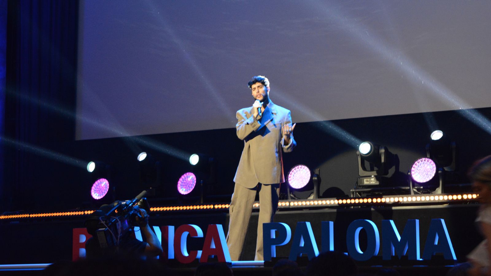 Eurovisión 2023 - José Otero canta 'Inviernos en Marte' en la despedida de Blanca Paloma