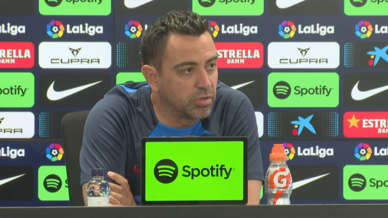 Xavi Hernández: "No se me está haciendo larga la Liga estando a 11 puntos del Madrid" - ver ahora