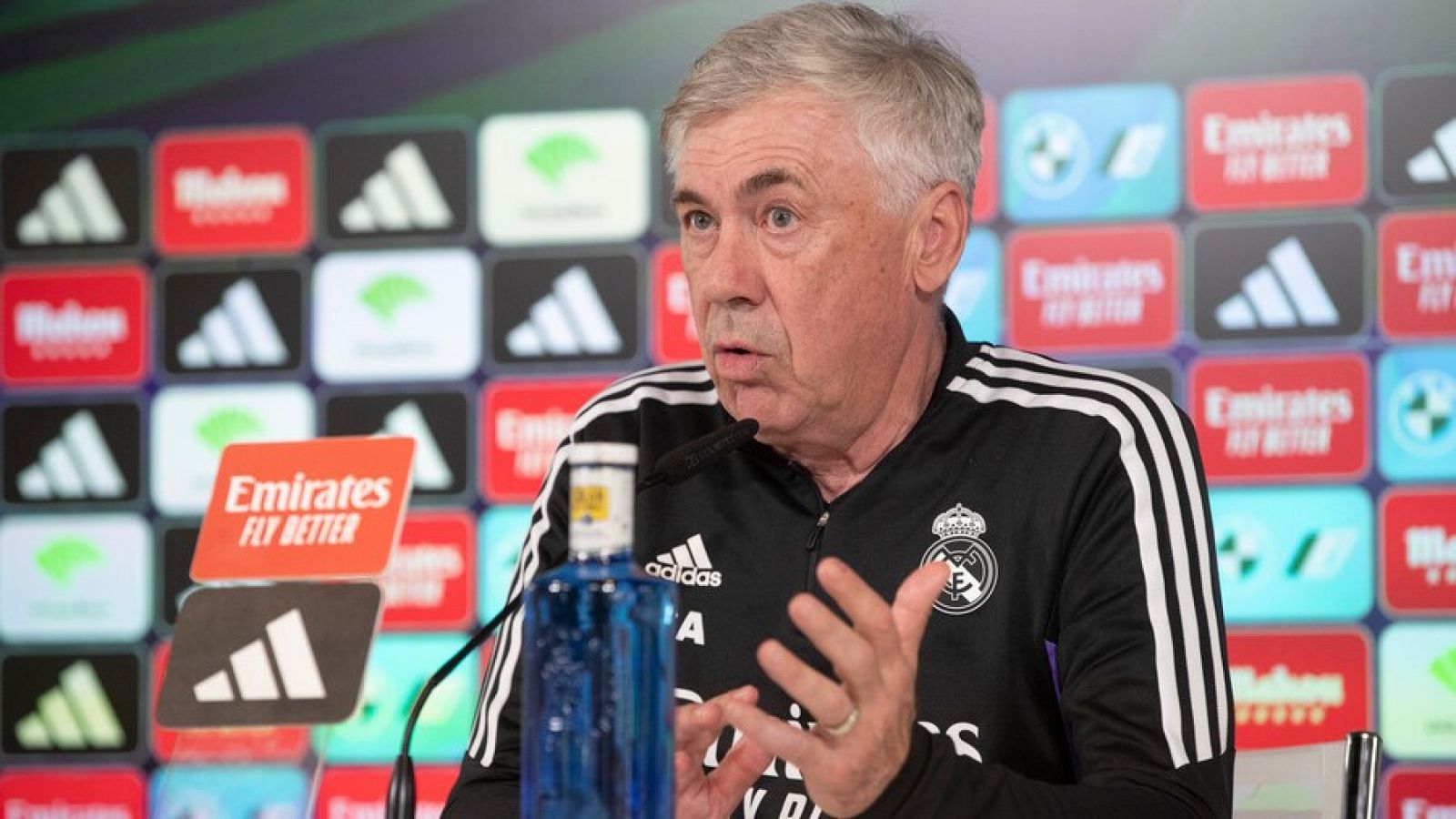 Real Madrid - Almería: Carlo Ancelotti lamenta la baja de Modric