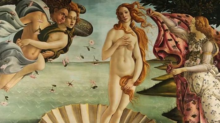 Telediario 1 - Italia lanza una polémica campaña con una Venus de Botticelli 'influencer'