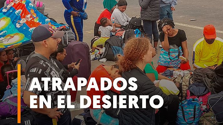Las fuerzas armadas peruanas impiden que cientos de migrantes vuelvan a su país