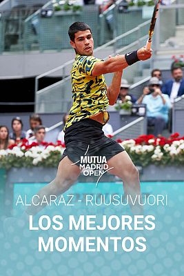 Madrid Open | Carlos Alcaraz - Emil Ruusuvuori. Resumen