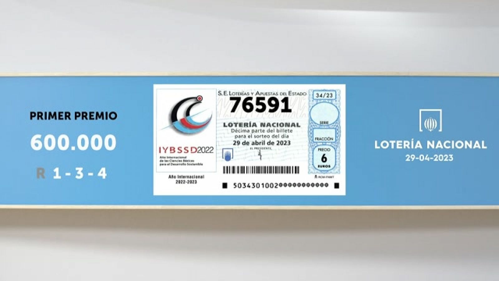 Sorteo de la Lotería Nacional del 29/04/2023 - Ver ahora