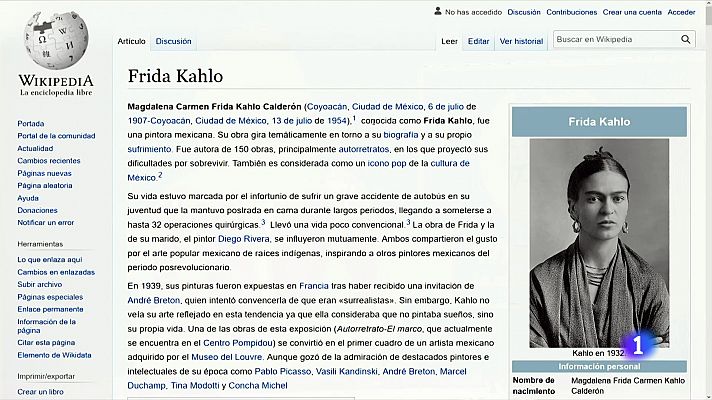 Telediario Fin de Semana - Wikipedia adolece de poca presencia femenina