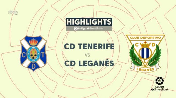 Resúmenes de LaLiga - Tenerife - Leganés: resumen del partido. 38ª jornada Segunda