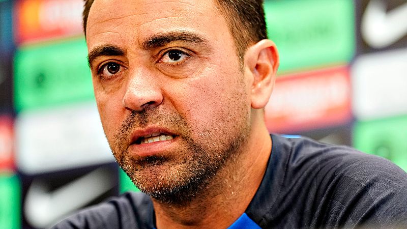 Xavi Hernández: "Desde enero estoy disfrutando como entrenador"
