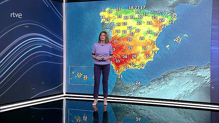 Las temperaturas mínimas bajarán ligeramente en la Península