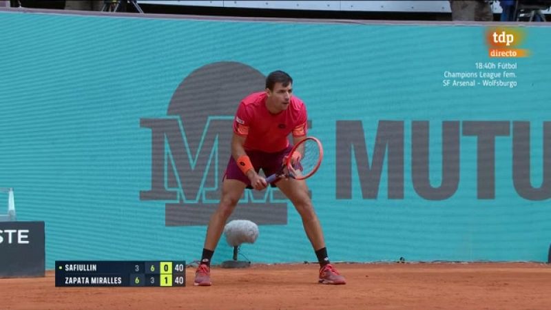 Mutua Madrid Open 2023 | Bernab Zapata pasa a octavos de final