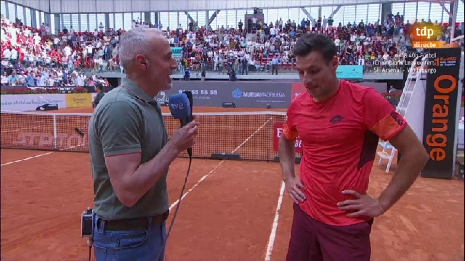 Bernabé Zapata está siendo una de las revelaciones del Mutua Madrid Open 2023