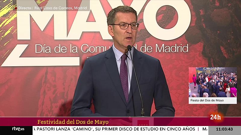 Feijóo enmarca su reunión con los fiscales dentro de la "normalidad": "Su independencia me parece determinante" - Informativo 24h | Ver