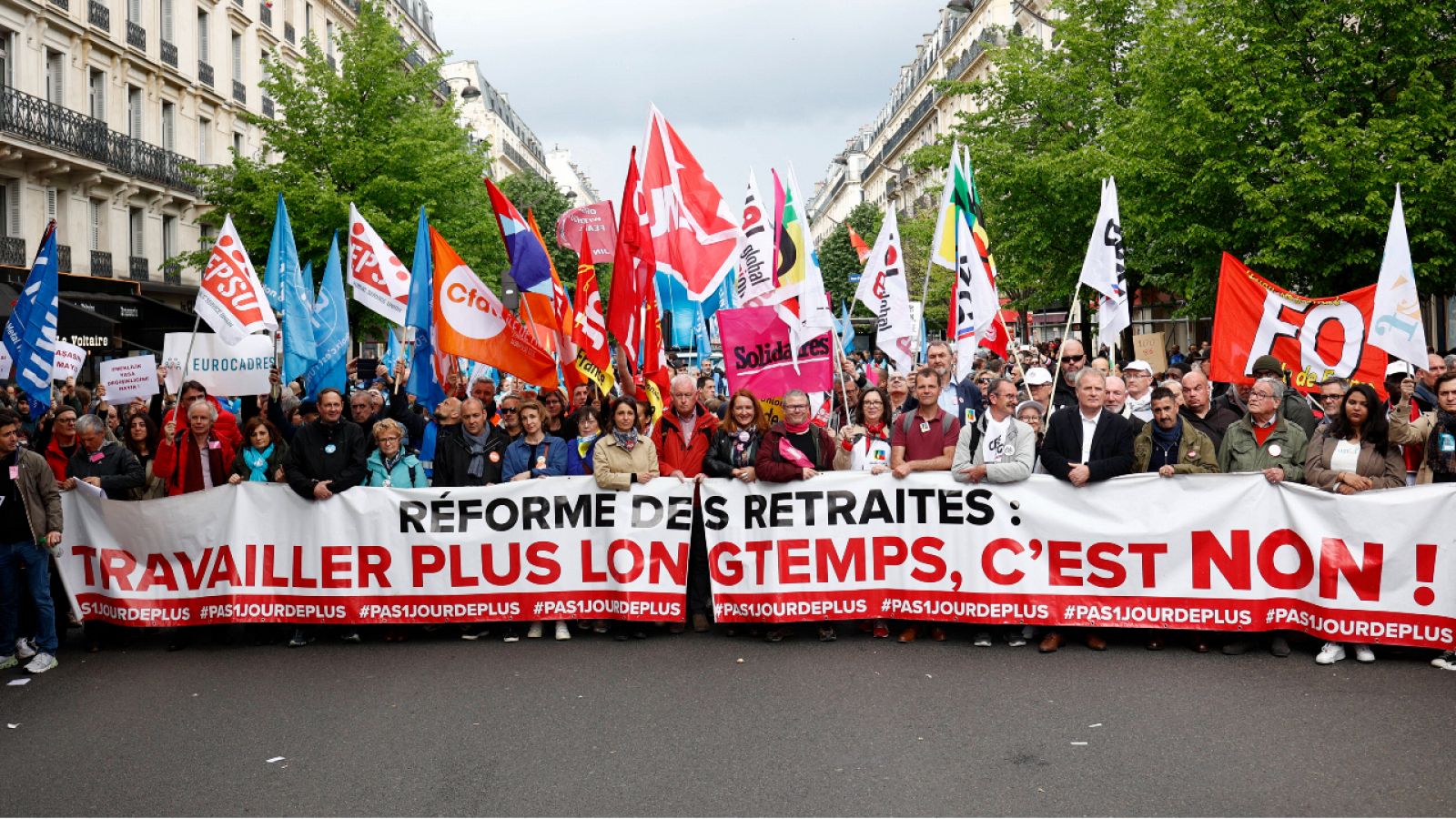Los sindicatos convocan en Francia nuevas movilizaciones