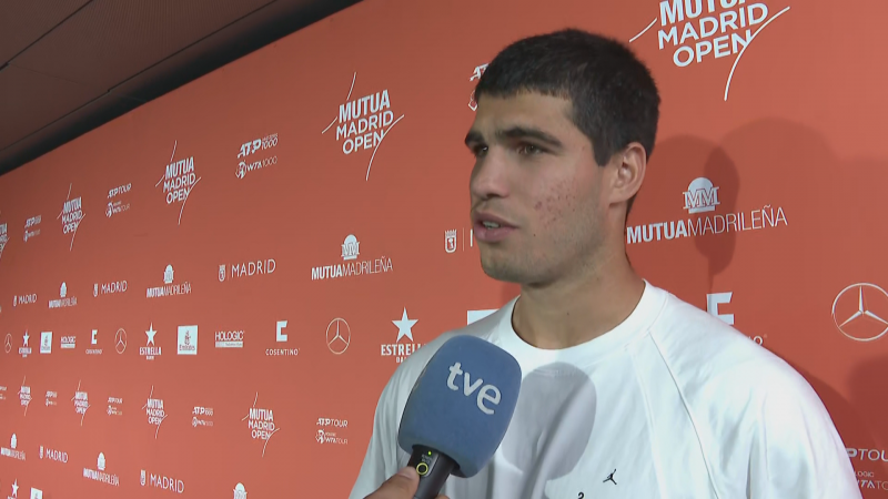 Mutua Madrid Open 2023 | Entrevista con Carlos Alcaraz tras su victoria frente a Zverev.