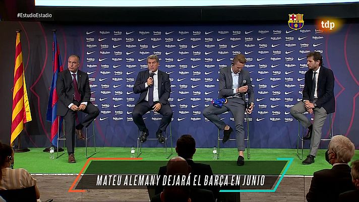 Estudio Estadio - El director de fútbol del Barça, Mateu Alemany, dejará el club en junio
