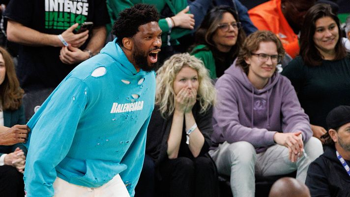 La reacción de Embiid al ser nombrado MVP de la NBA