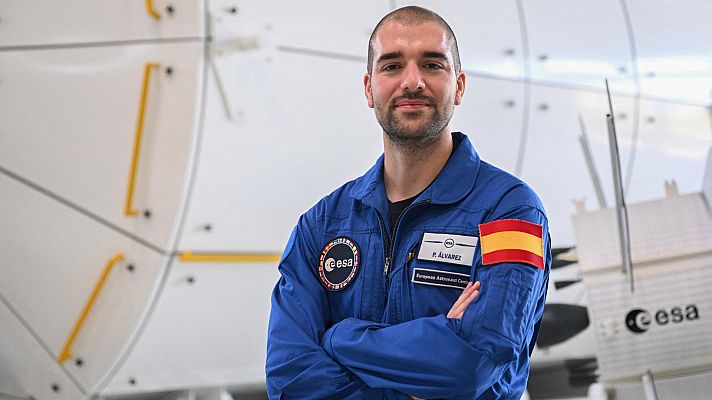 Telediario 1 - El astronauta español Pablo Álvarez comienza su entrenamiento antes de viajar al espacio