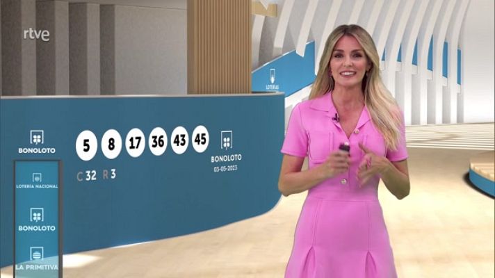 Loterías - Sorteo de la Bonoloto del 03/05/2023