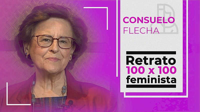 Retrato 100x100 feminista: Consuelo Flecha
