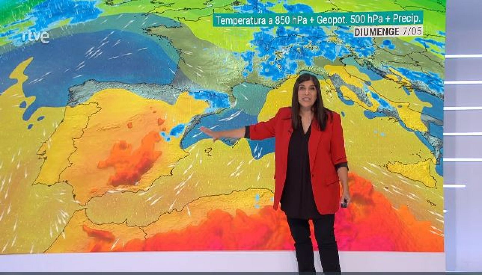 El Temps (04/05/2023) - Tres dies de sol i calor. Ruixats i menys calor, diumenge