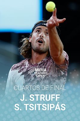 ATP Mutua Madrid Open. 1/4 Final: Struff - Tsitsipas