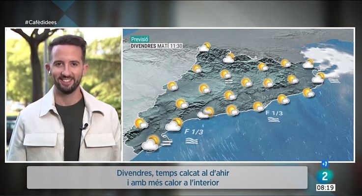El temps - Calor fins dissabte i jornada dominical tempestuosa