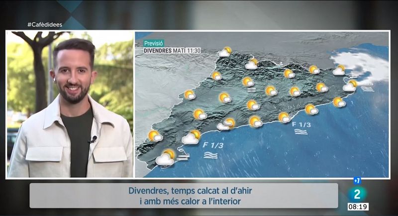 El Temps - Calor fins dissabte i jornada dominical tempestuosa