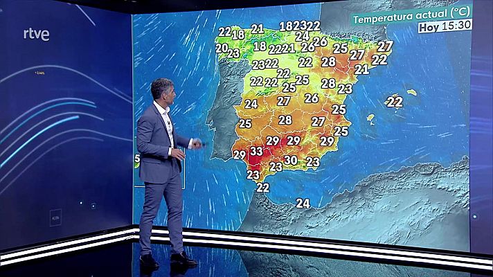 El tiempo - Intervalos de viento fuerte en la costa noroeste de Galicia y en Canarias