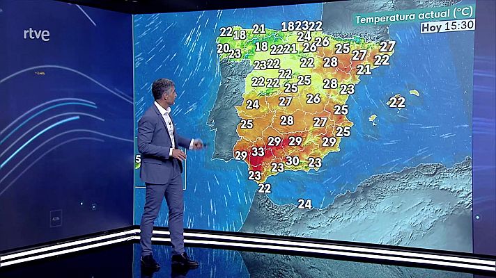 Intervalos de viento fuerte en la costa noroeste de Galicia y en Canarias   